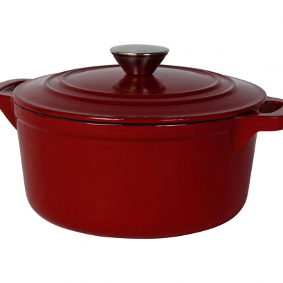 21cm Cast Iron Circular Casserole Dish